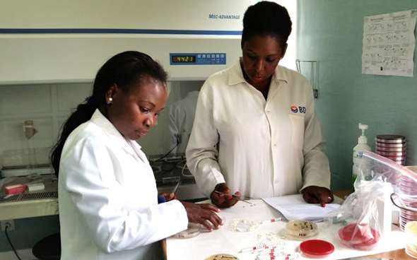 Laboratorium i Mosambik