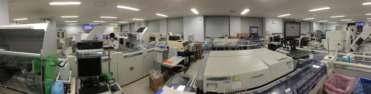 Medisinsk biokjemi-lab. Kobe universitetssykehus