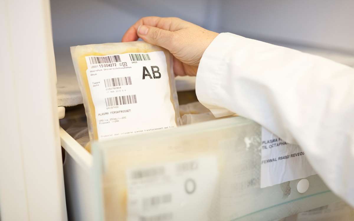Octaplas har vært enerådende i Norge siden 1993. Skal blodbankene nå selv produsere plasma til transfusjonsformål? Illustrasjonsfoto: Annette Larsen.