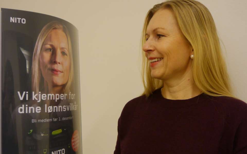 Bioingeniør Marie-Therese Strand Larsen fronter vervekampanje som NITO kjører i november.